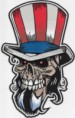 UNCLE SAM SKULL